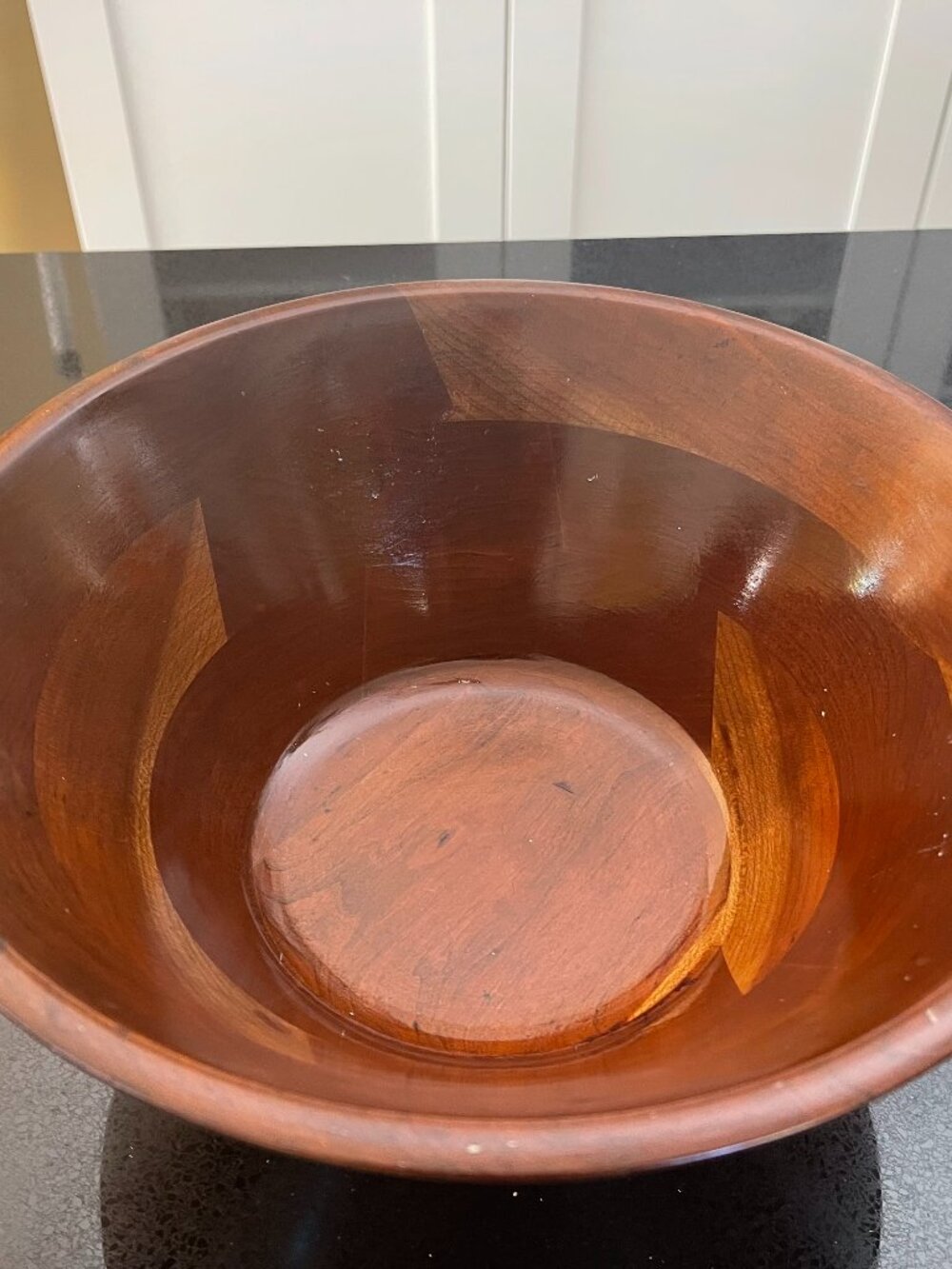 Large Black Walnut Salad Bowl Made in USA - Lebanon Supply